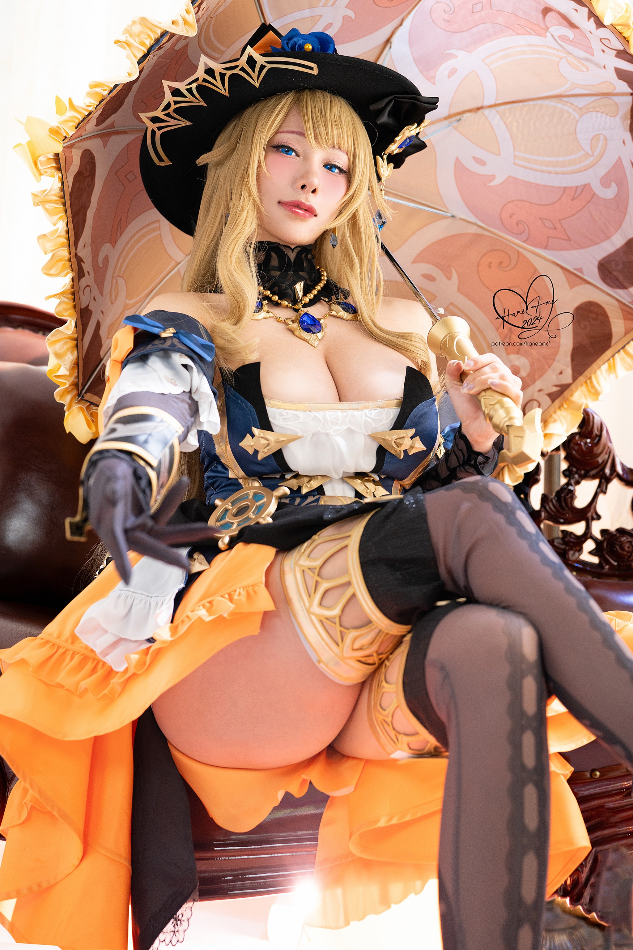 图片[1]-雨波HaneAme – NO.353 24年02月订阅 GenshinImpact_Navia_娜薇亞[36P]-XikXak